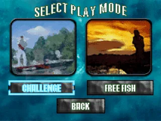 Choose your mode of play... Challenge or Free Fish