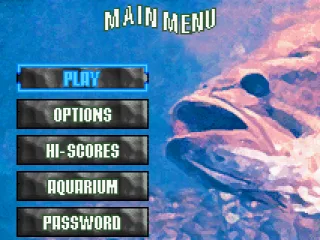 The main menu