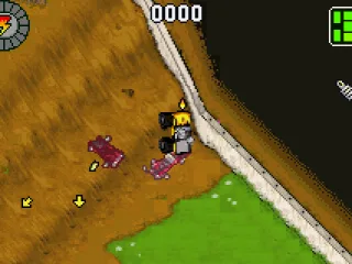 Firing a machine gun