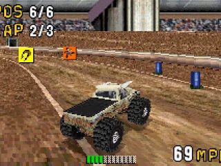 The coloured squares are power-ups.