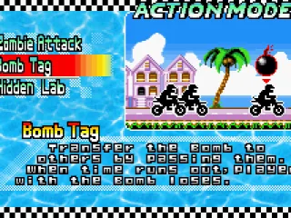 The action mode course have additional objectives.