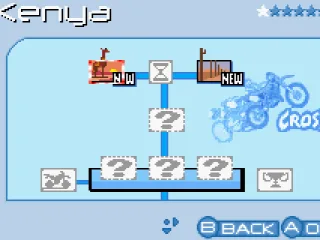 The Cross path in the Progression game mode