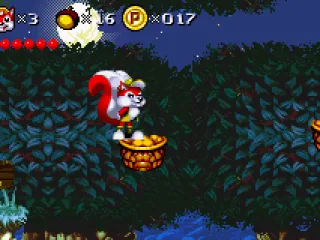 No platform game would be complete without a floating platform.