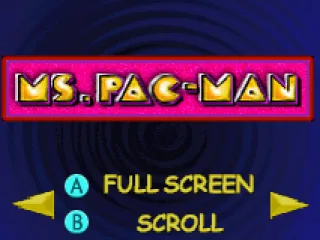 Choose one of the two modes for Ms. Pac-Man.