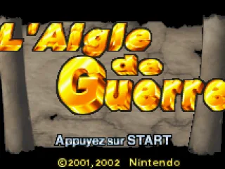 Title screen (French version).