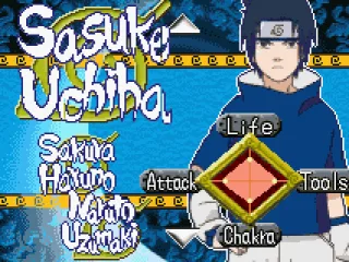 Sasuke's stats