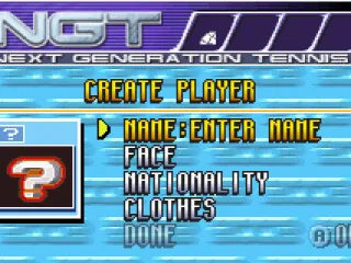 Creating a player in career mode