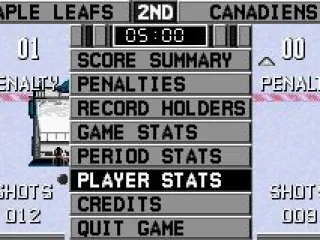 Between periods, you can check out the numbers, or just watch the Zamboni...