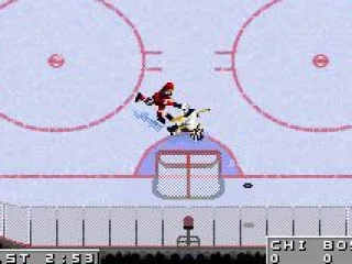 Great scoring chance, but the shooter misses the net.