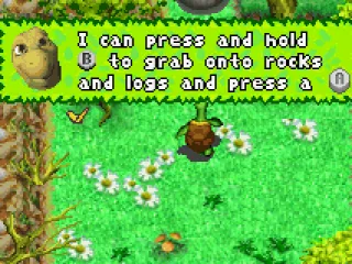 The game will give you instructions at first.