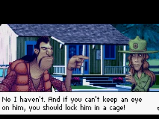 Intermission - Shaw taking some words with Beth, the park ranger.