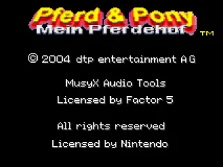 Title/copyright screen (German)