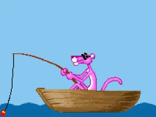 Intro: Pink Panther was fishing one day...