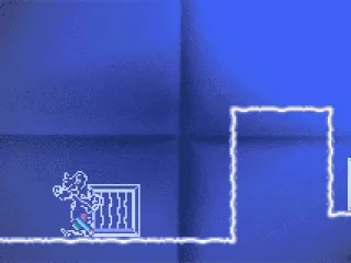 Pushing a box to reach the higher area