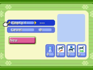 Loading a game or starting a new one