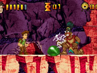 Meeting a large native