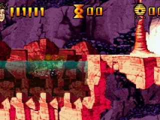 Swimming in some water