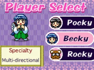 Choosing a character