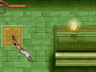 Reach the opposite side hanging yourself and turning forward. It's easy!