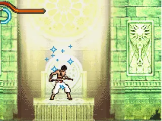 Save your game in this place. You recover all your energy meter too!