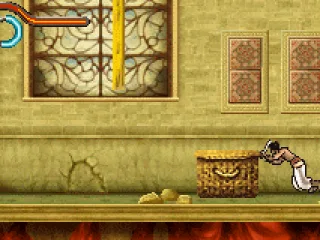 Sometimes, you will need to push heavy objects to gain height.