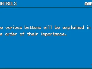 The game starts with a short tutorial.