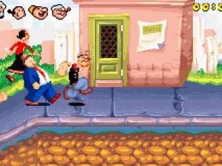 Here's our four characters as they start a race.