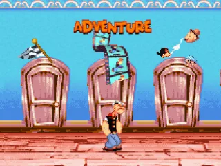 There are several different game modes, including a story mode (called the Adventure mode here.)