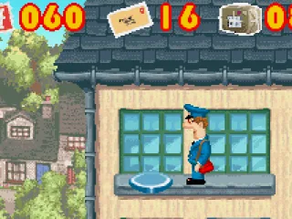 You should push this button to progress further...