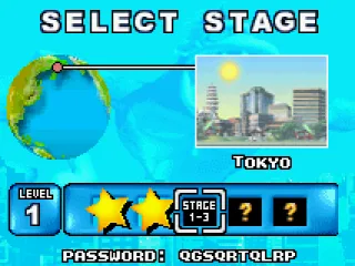 Stage selection screen