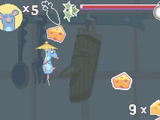 Floating down for some cheese