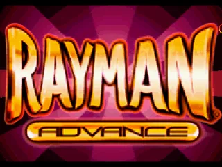 Title screen (Rayman Advance).