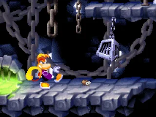 Smash open the cage with a charged punch!