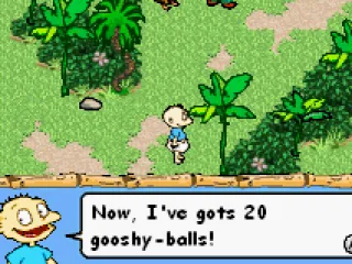 I gathered 20 gooshy-balls.