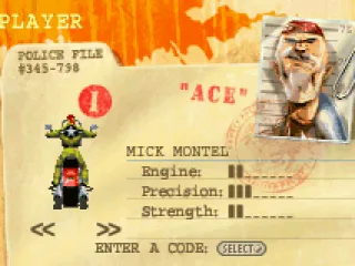 Selecting a character