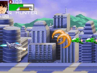 Blasting two enemies at once.