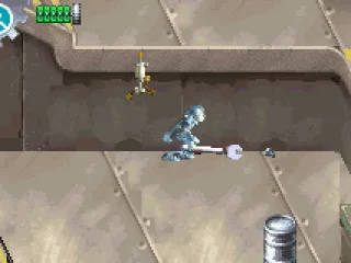 Whacking some barrels with my wrench.