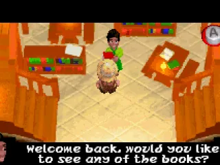 Look up game info at the library.