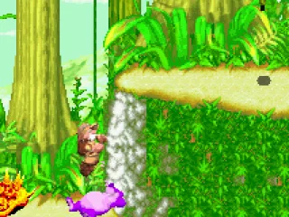 Using a creature as a trampoline.