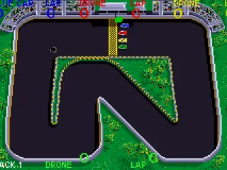 Super Sprint: Start of the race