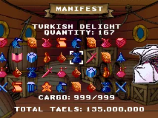 Your ship's Cargo Manifest