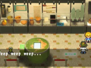 At the museum, an ancient sword is crying at night.