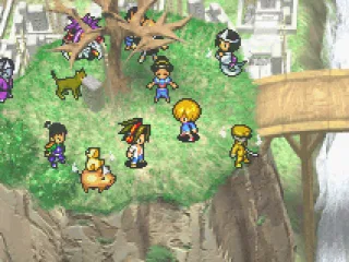 Yoh shows a kid his spirits.