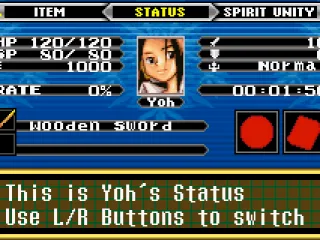Main Status Screen