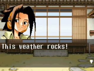 Yoh Asakura laid back as usual