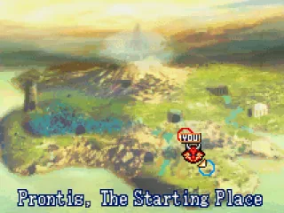 Moving around the world, you can see the names of each place you can visit