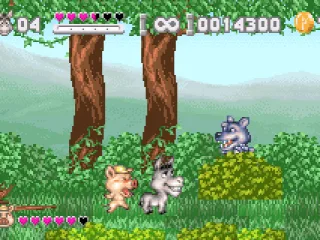 A pig, a donkey, and a wolf... strange tale