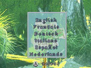 The game offers several languages