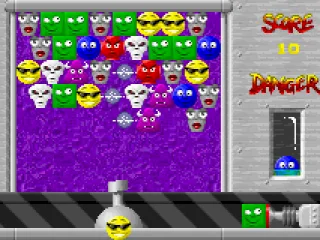 As pieces are destroyed, you can see the exploding animation shown in the center