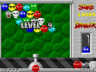 The puzzle version has a set of puzzles that have specific ways to solve them, tho you can just hack away at them.  Keep playing until you lose.